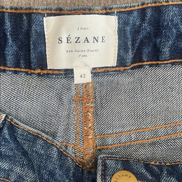 Sezane Serge Trousers. NWT - Picture 6 of 6